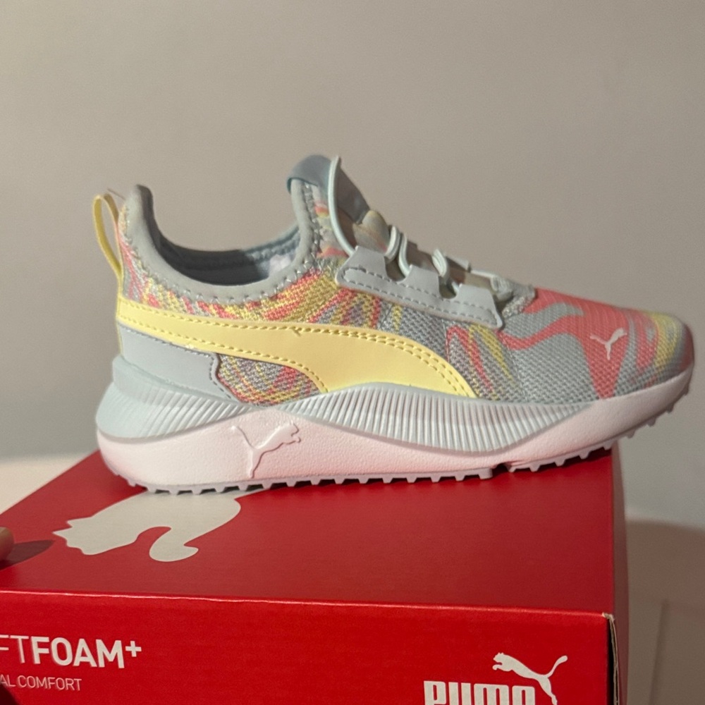Puma Kids' Sneakers in Pink, Yellow, and blue